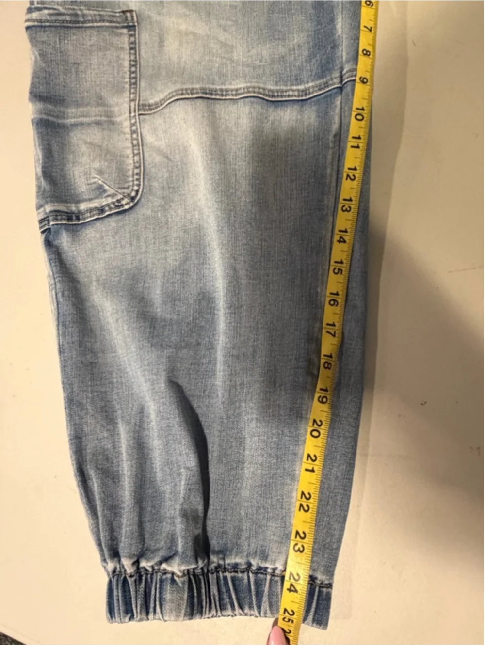 Women's FLAMINGALS Blue Denim Ankle & Cropped Jeans 3XL - Picture 9 of 9